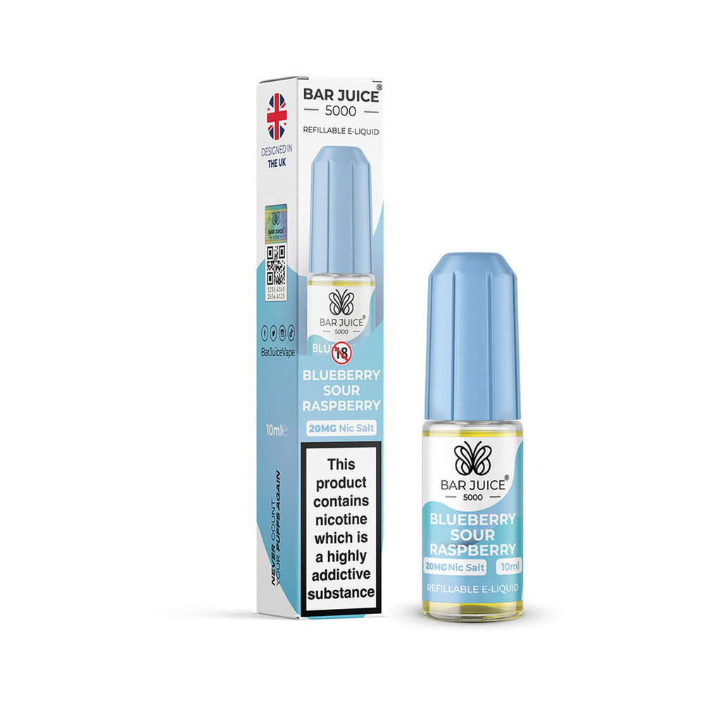 Bar Juice 5000 Bar Salts Blueberry Sour Raspberry