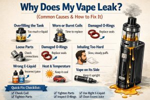 Why does my vape leak poster