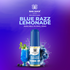 Bar Juice Blue Razz Lemonade Banner