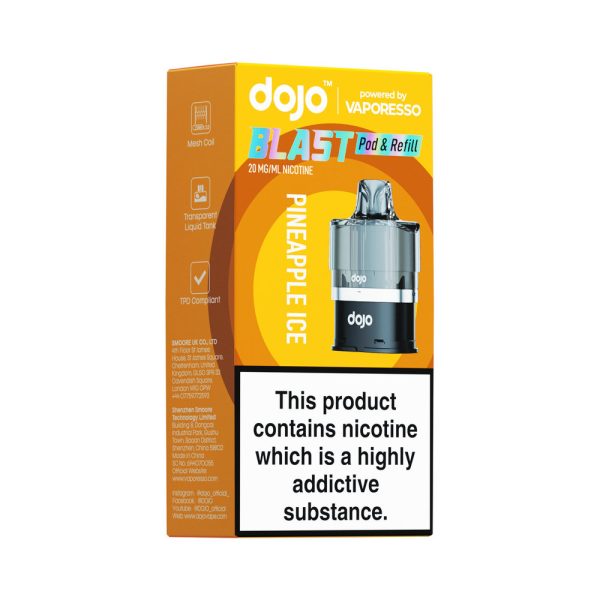 Vaporesso DOJO Blast 6000 Refill Pineapple Ice