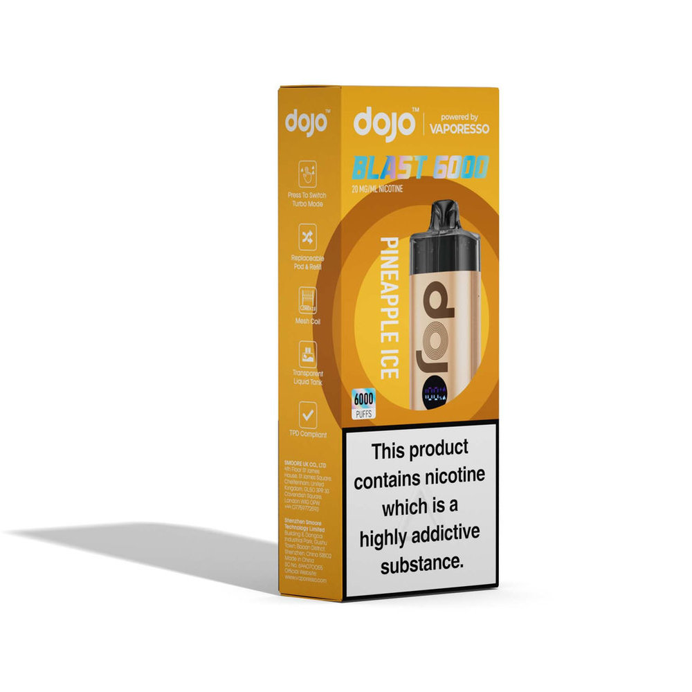 Vaporesso DOJO Blast 6000 Device Pineapple Ice