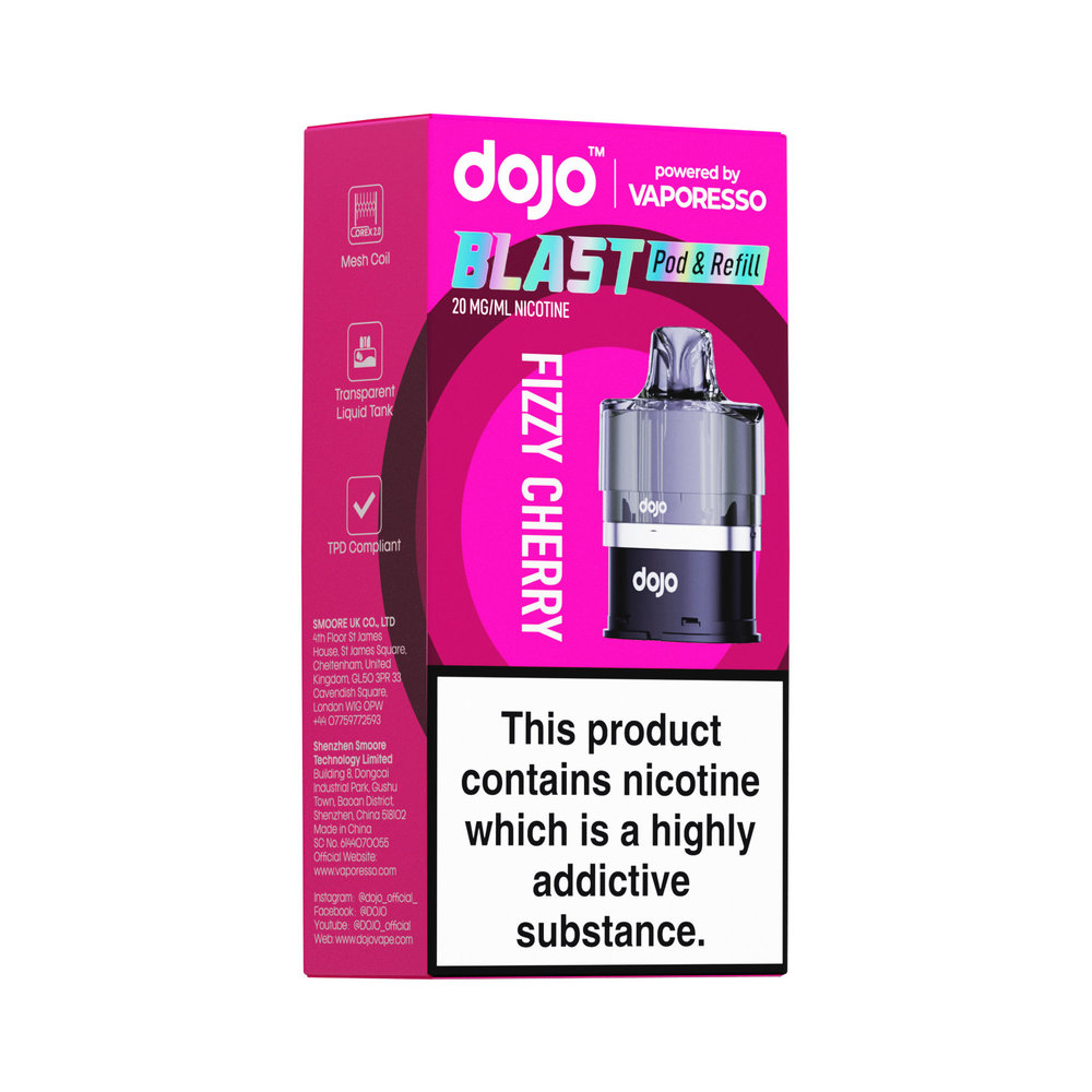 Vaporesso DOJO Blast 6000 Refill Fizzy Cherry