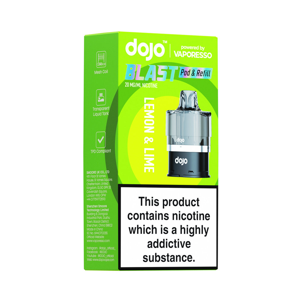 Vaporesso DOJO Blast 6000 Refill Lemon Lime