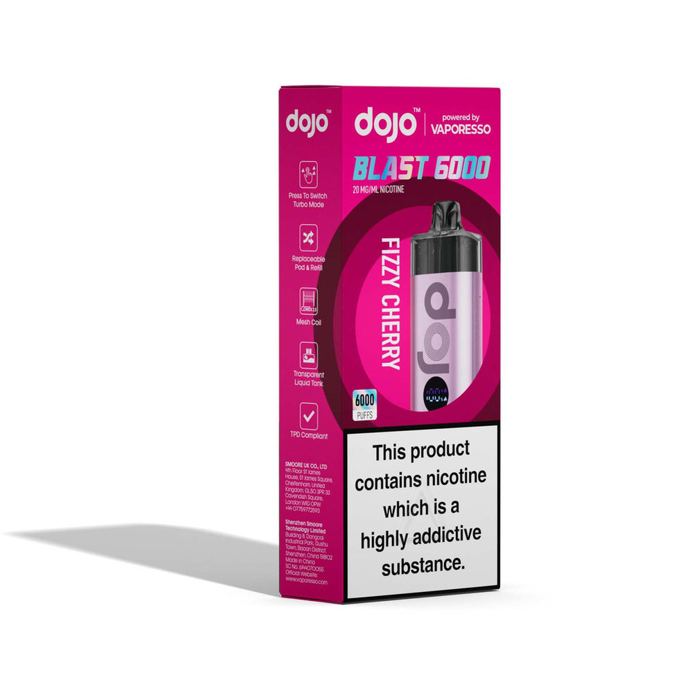 Vaporesso DOJO Blast 6000 Device Fizzy Cherry