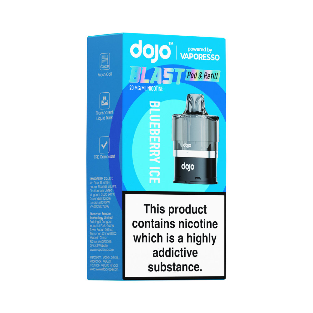 Vaporesso DOJO Blast 6000 Refill Blueberry Ice