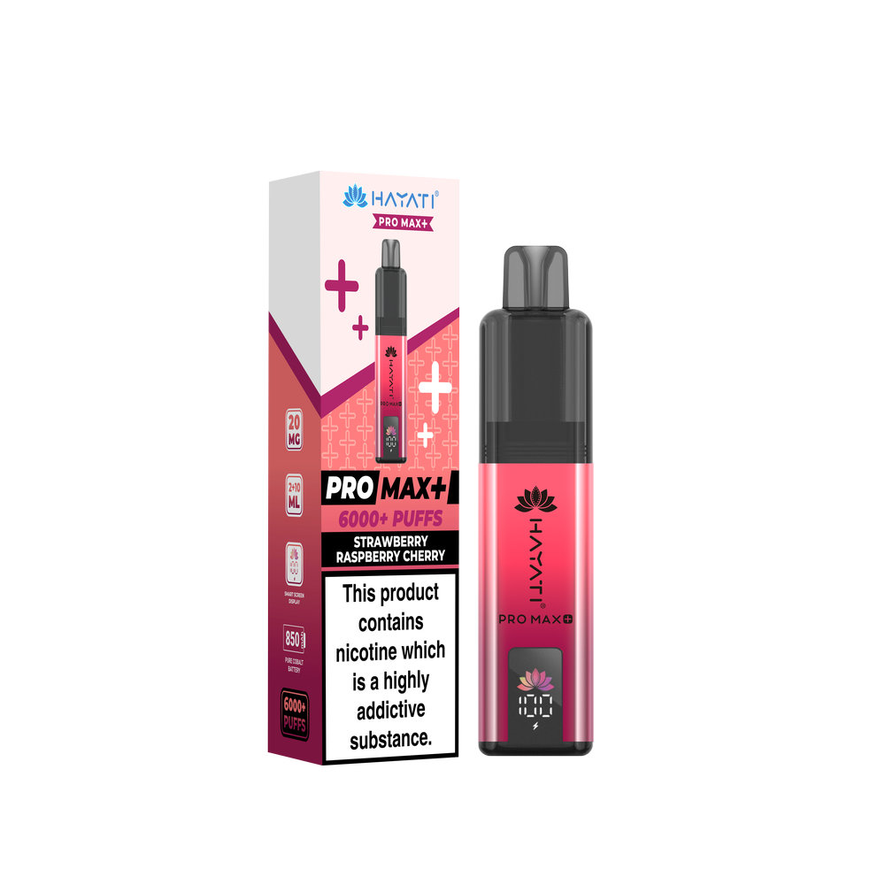 Hayati Pro Max Plus Device Strawberry Raspberry Cherry