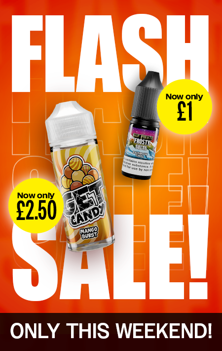 Flash Sale Banner E-liquid